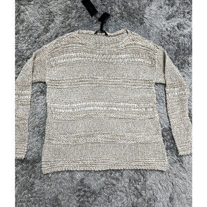 BCBGMAXAZRIA Women's Relax Mixed Stitch Sweater In Plaster Combo Size XS $300